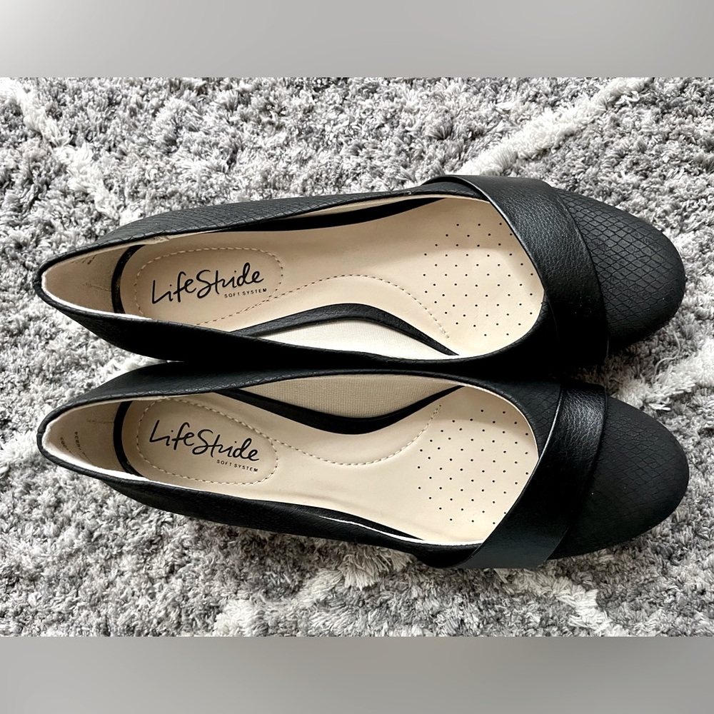 LifeStride Dylan Black 7.5 Like New